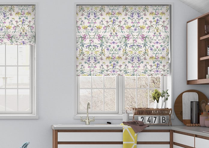 Carlotta, Wisteria - Twist&Fit Roman Blind - Image 3